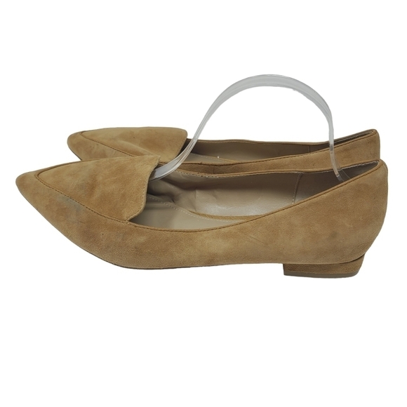 Saks 5th Avenue | Women's Classic Tan Suede Leather Flat Esma Loafers (Size 11) - Picture 8 of 14
